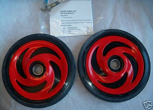 New Polaris Sled IQ RMK Red Idler Wheel Wheels 2875177