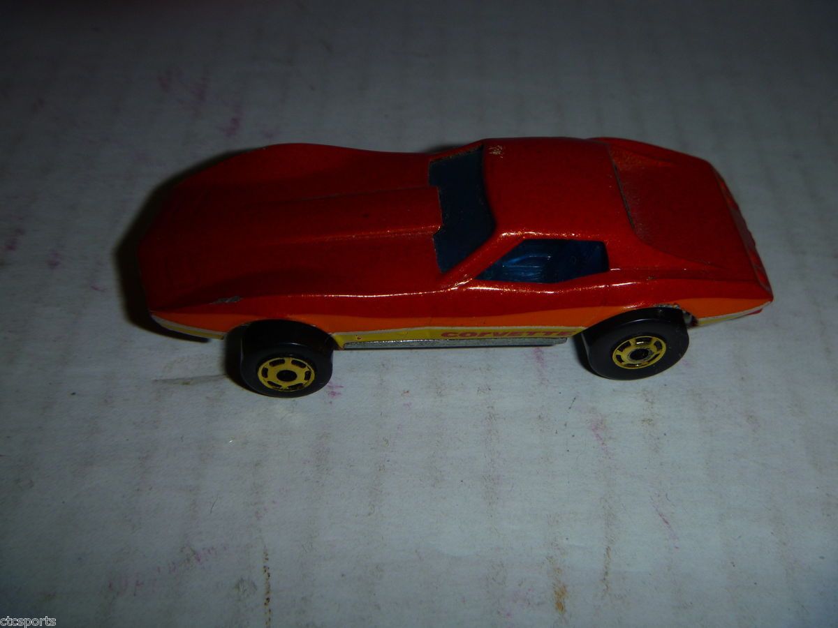 Hot Wheels Chevrolet Corvette Diecast Car Mfg Mattel 1980