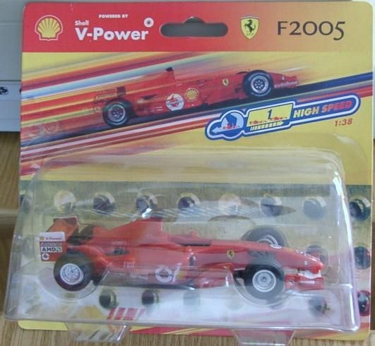 Hot Wheels Shell Ferrari F 2005 Formula 1 New 1 38