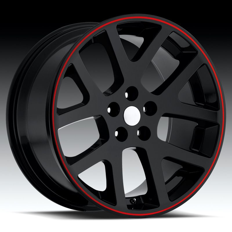 22 Black Viper SRT8 Wheels Tires Fit Dodge Charger Magnum 300C