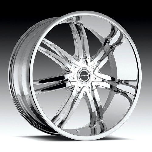 20 inch Strada Diablo Chrome Wheels Rims 6x4 5 6x114 3 Nissan