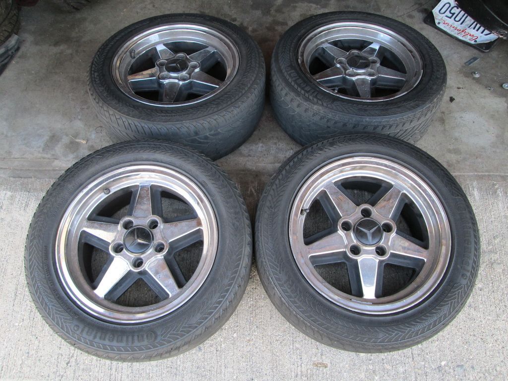 Ronal R9 KBA40500 Wheels RARE Mercedes Benz 5x112 15x7 23 w107 w123