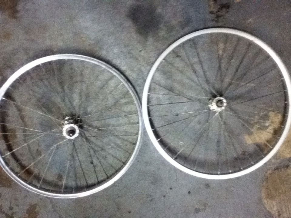 24 BMX Cruiser Wheelset 36h Wheels Sun Araya Rythym Ukai Profile