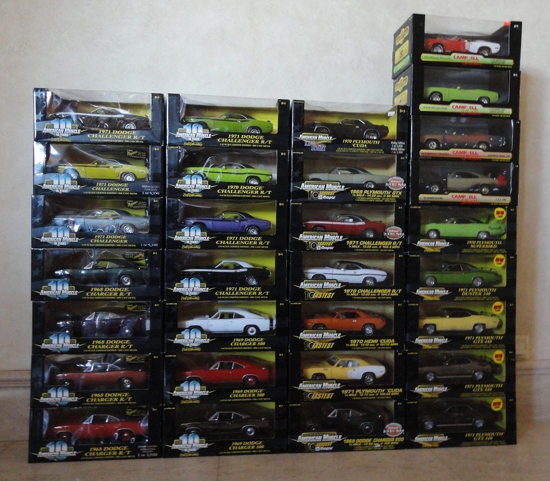 Mopar Die Cast Collection 509 RARE Limited Cars Dodge Plymouth