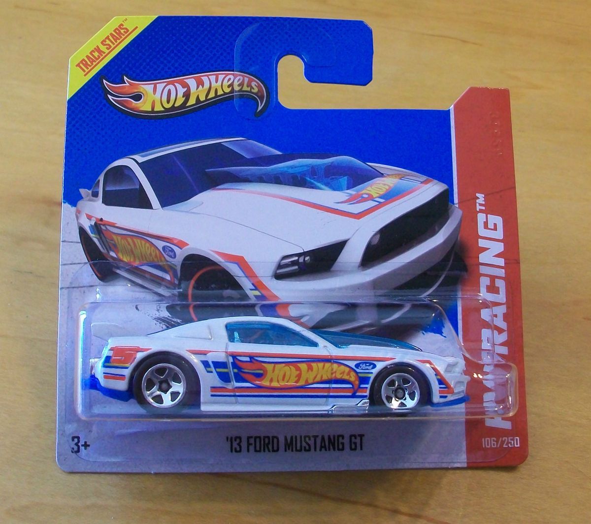 VHTF 2013 Hot Wheels HW Racing Series 13 Ford Mustang GT White with