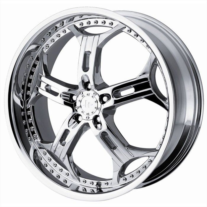 20 inch 20x8 5 Helo HE834 Chrome Wheels Rims 5x115 15