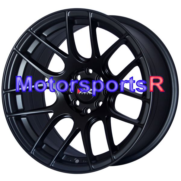 15 15x8 XXR 530 Flat Black Wheels Rims Concave 4x114 3 4x4 5 Stance