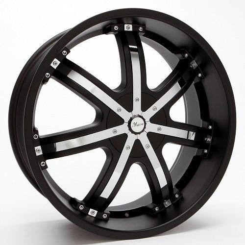 Set of 4 24 inch Rims Rev Massa 24x9 6x139 7 15 Offset Brand New in