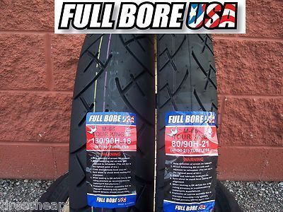 Two Tire Motorcycle Set 80 90 21 Front 130 90 16 Rear Full Bore Tour