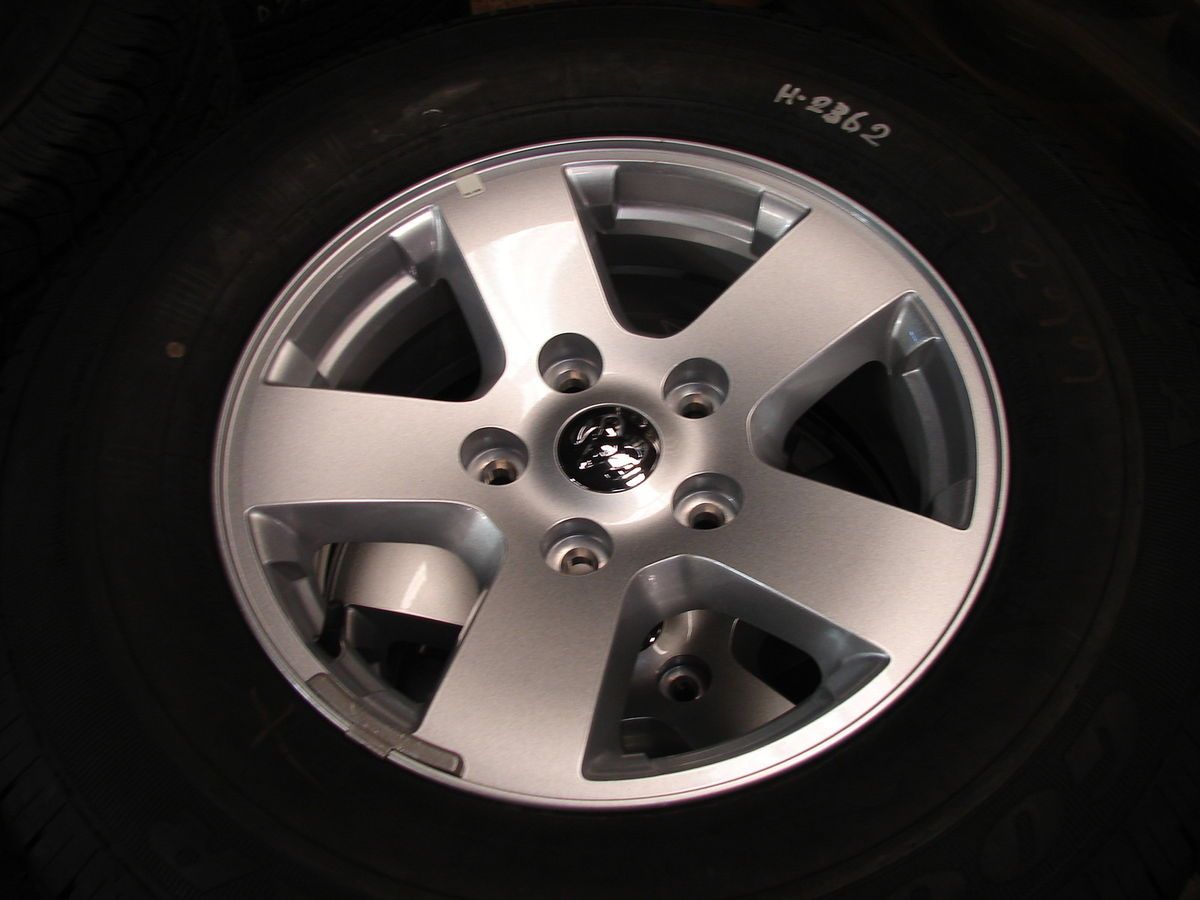 17 Dodge RAM 1500 5 Spoke OE Factory Wheels Rims with Tires