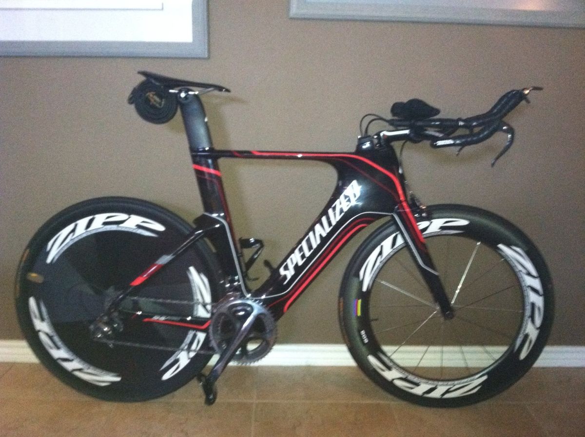 Specialized Triathlon Bike w Zipp Racing Wheels