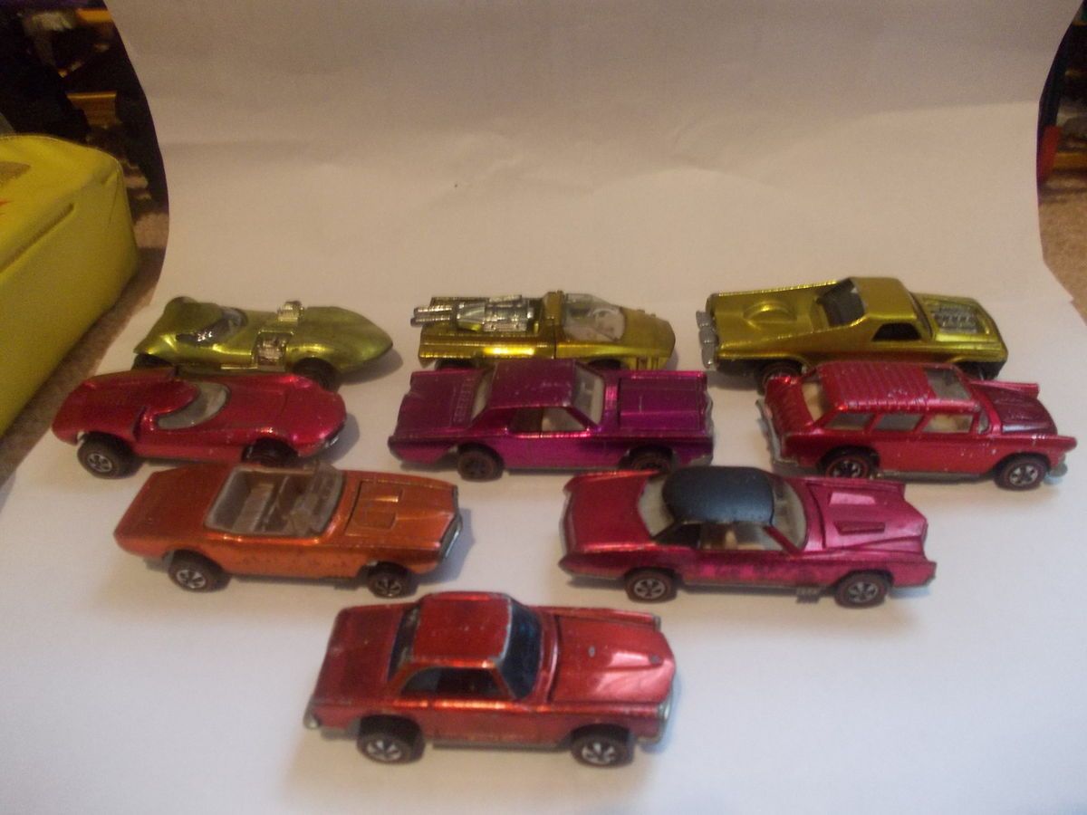 Hotwheels Redline Excellent lot Eldorado Mercedes Hairy Hauler