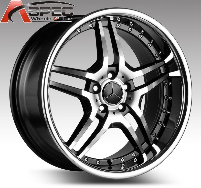 19 Staggered Euromag EM2 Wheel Fit Mercedes W203 W208 W210 W211 W220