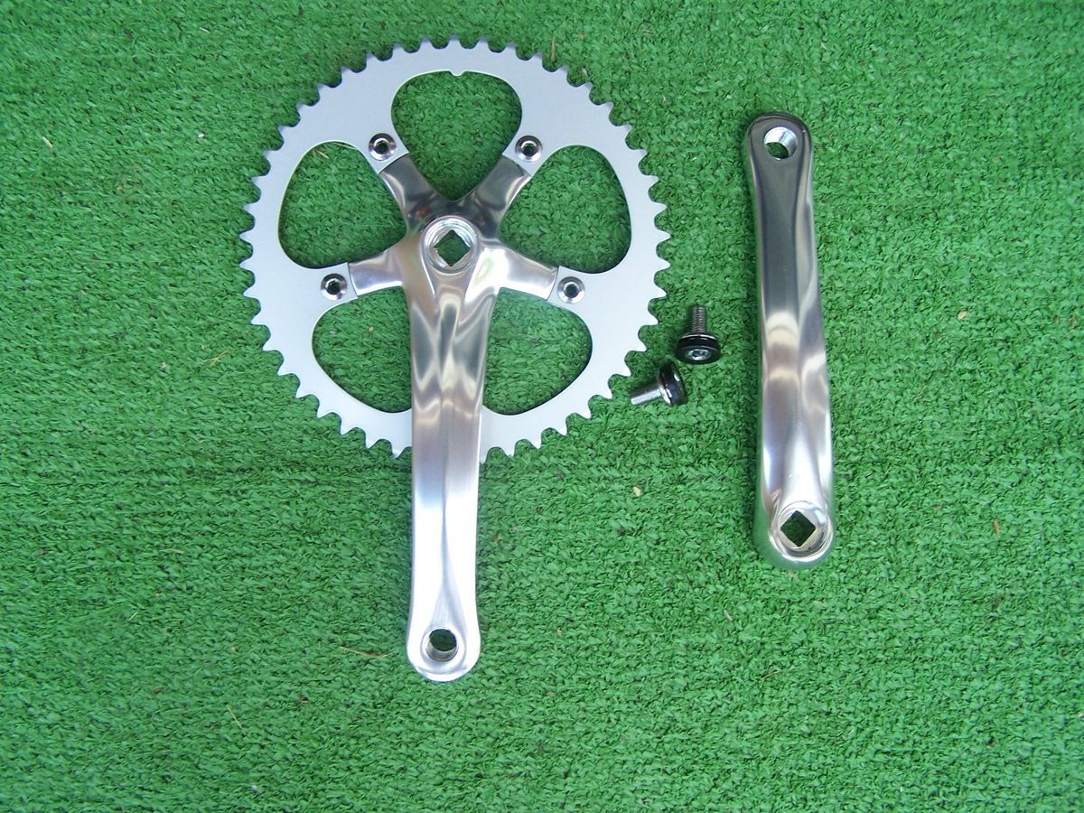 Bike Crank Set Single Speed 170mm Alloy 46 T 5 Bolt