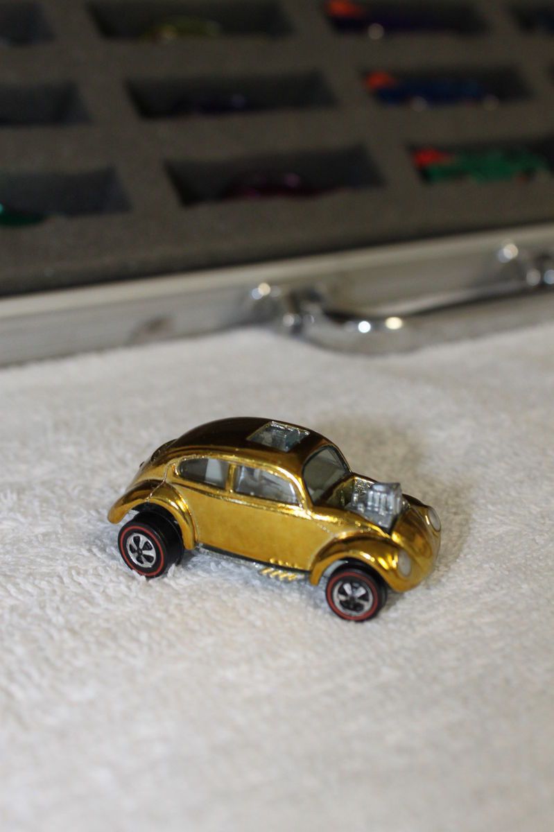 Hot Wheels Redline Custom Volkswagen Gold Over Chrome Minty