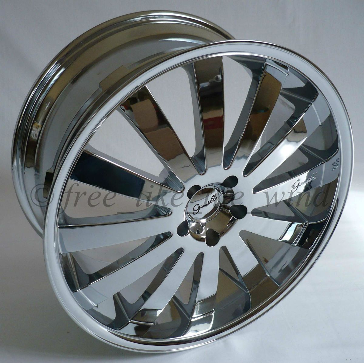 Piece New Rim Gianelle Santorini 22 x 10 5J LK 5x120 ET35 Chrome