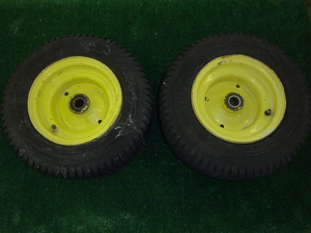 John Deere 318 Front Rims and Tires
