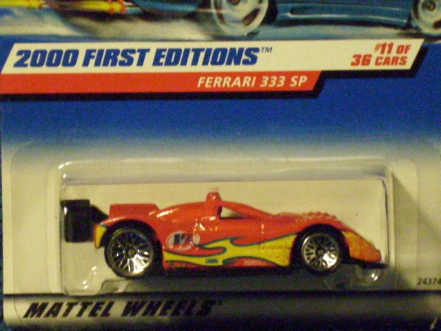 Hot Wheels 2000 First Editions Ferrari 333 SP Collector 71