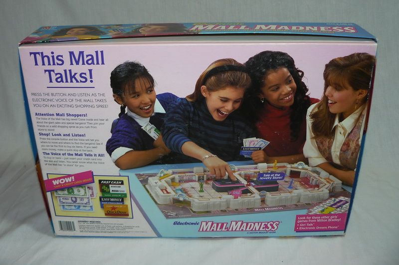 Mall Madness Blue Box Electronic Shopping Spree Board Game That Talks