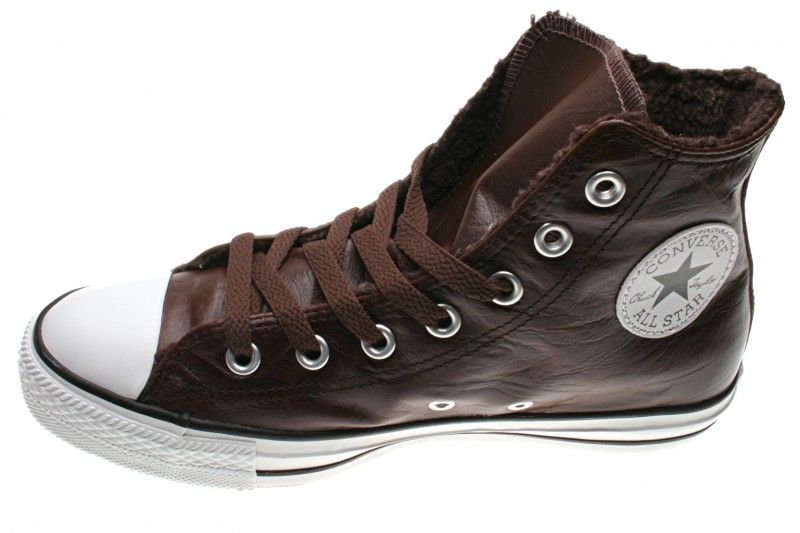 Converse Winter Chucks CT Leather Hi Chestnut Braun