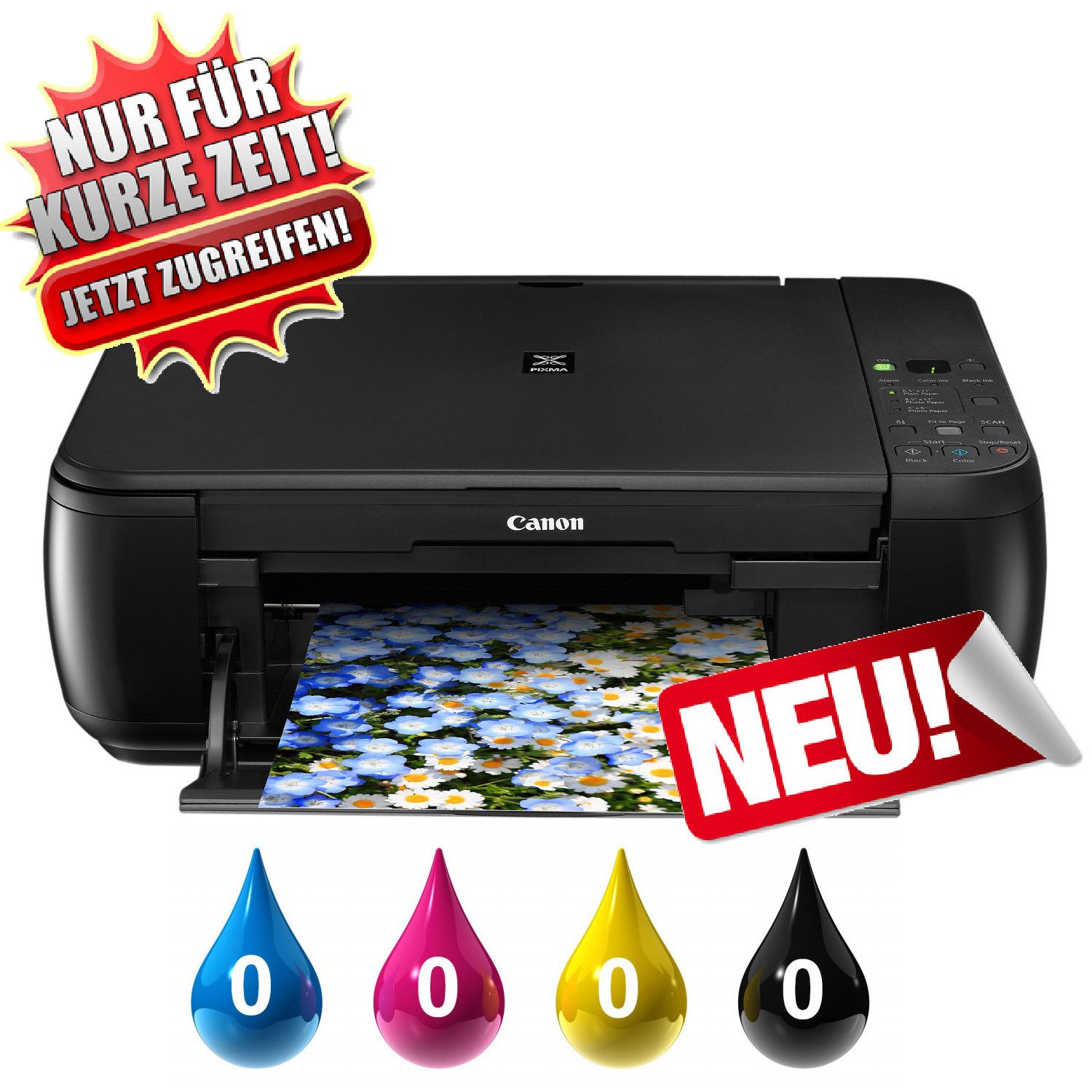 Canon PIXMA MP280 Multifunktionsgeraet 3 in 1 Drucken Kopieren Scannen